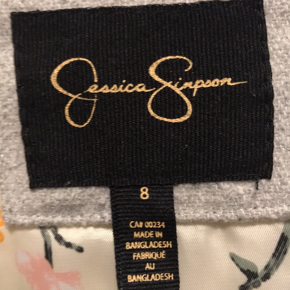 Girl’s Size 8 Fall/Spring Jacket with Faux Fur Trimmed Hood & Floral Lining - Picture 2 of 7